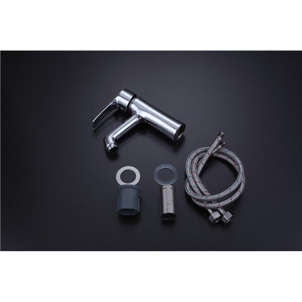 Stainless Steel Bathroom Vessel Sink Faucets , Waterfall Bathroom Basin Faucets