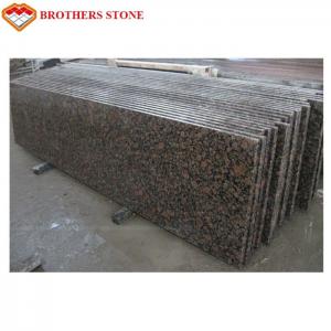 Cheap Beautiful Royal Brown Granite Tiles , Natural Engineered Granite Countertops for sale