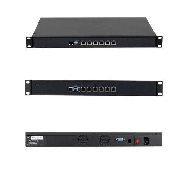 Intel Celeron J4125 J1900 1U 2U 3U Server 6 LAN DDR4 8G RAM Server With Console