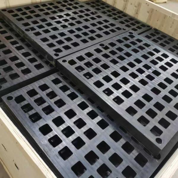 Module Deck Media Rubber Vibrating Screen Mesh for Ore Application Anti-clogging