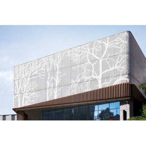 Modern Metal Wall Cladding For Facades Exterior Aluminum Facade Panels Aluminium Curtain Wall
