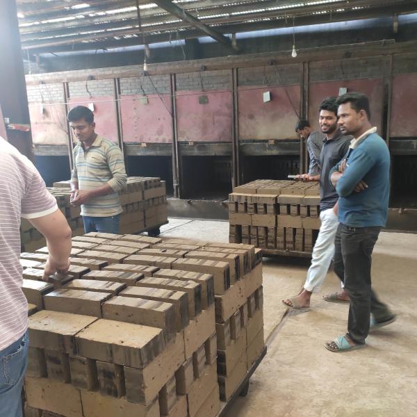 420T Perforated Red Clay Brick Making Machine One Day 50000 Bricks with kiln and auto machine