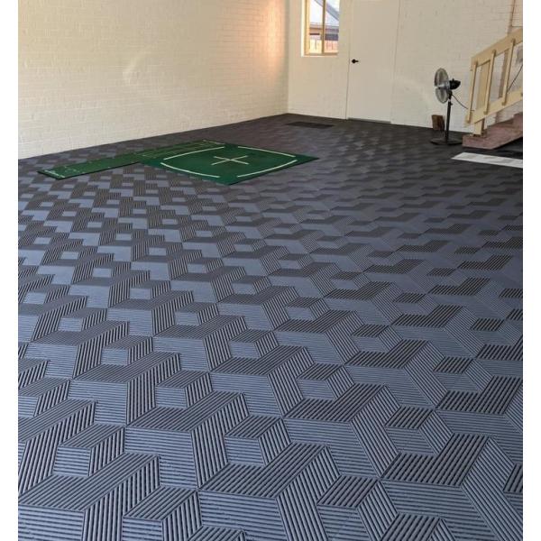 Non Slip Garage Floor Insulation Tiles UV Proof Race Deck Tiles