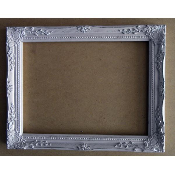antique home decor mirror frame,wood white classical mirror frame