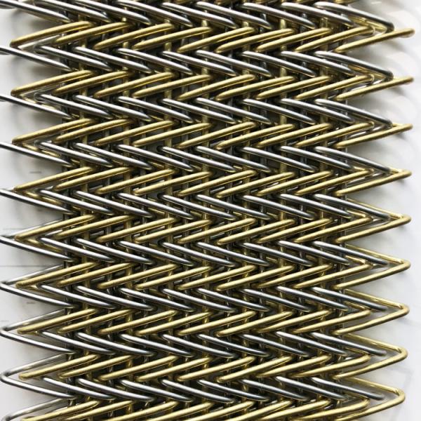 36m Electroplated Spiral Wire Mesh 8.9kgs/m2 With Core Components