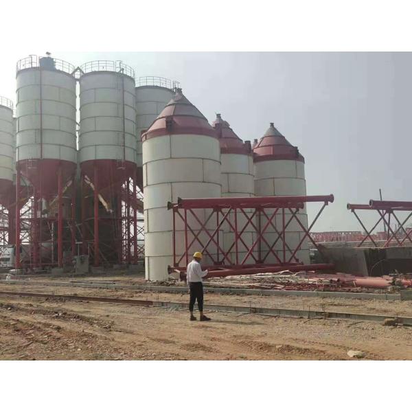 High Efficiency Batching Plant Cement Silo 50 t-1000 t Bolted Bulk Cement Storage