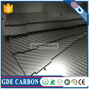 Cheap GDE 3K Twill Carbon Fiber Laminate Sheet,3K Carbon Fiber Plate for sale