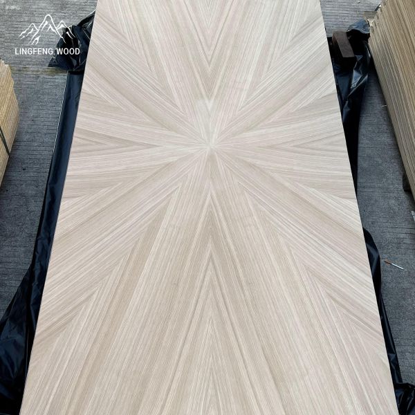 White Oak Jointed Veneer Panel - Real Wood Veneered Sheet for Furniture & Cabinets