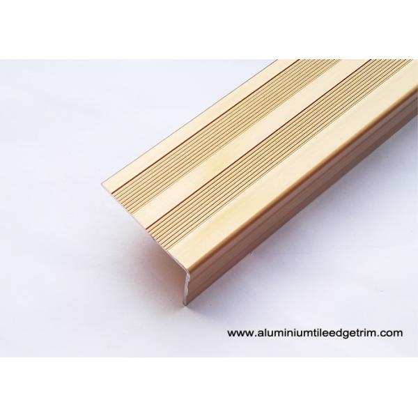 Anti Slip Aluminium Stair Step Edge Nosing Angle Shaped 33 mm x 20 mm