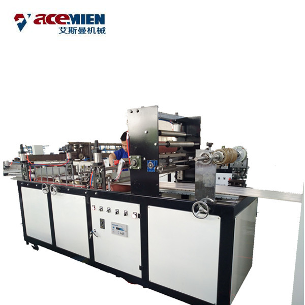 Spandrel Pvc Wall Panel Making Machine , Eaves Wall Cladding Plastic Machinery