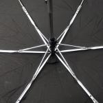 Black Super Light Compact Umbrella Flat Plastic Handle 190T Pongee Fabric