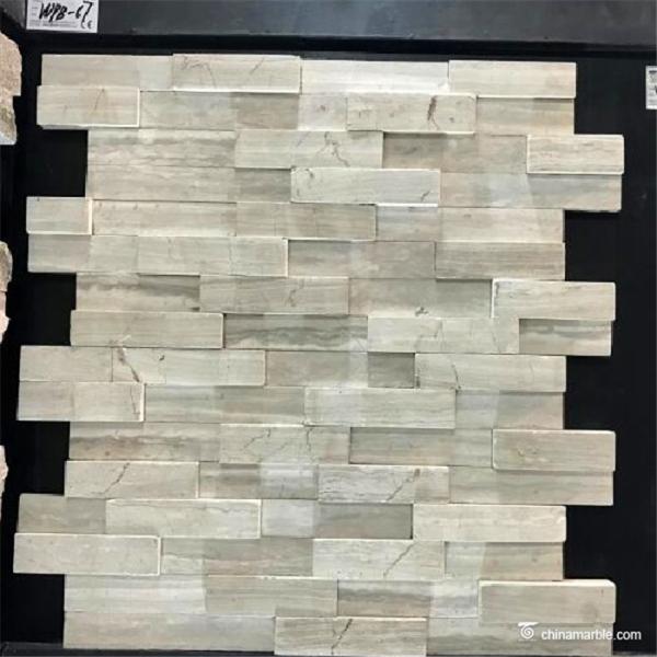 Slate Culture Stone WPB-67 Corner 6 “X 18” X 6”  Flat Panel 6” X 24” white culture stone