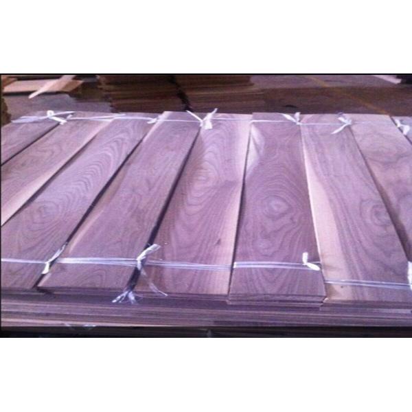 Dark Brown Walnut Wood Flooring Veneer Sheet 0.5mm - 2.0mm Thickness