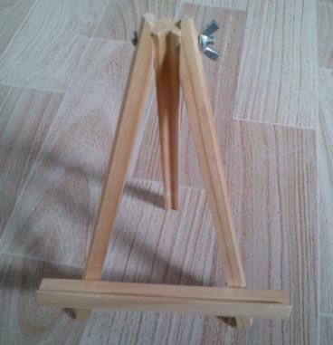 Logo Acceptable Case Accessories Easel Samples / Display Easel / Wooden Easel