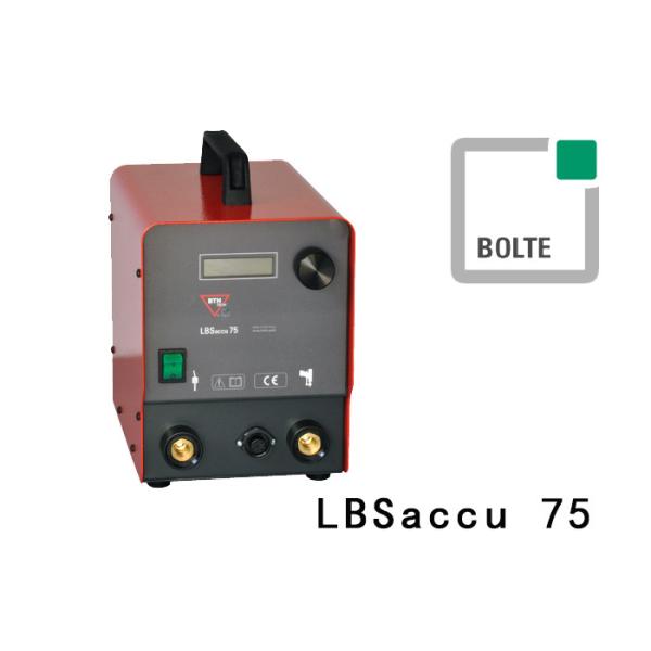 LBSccu 75  Capacitor Discharge Stud Welding Machine, Battery Powered, Weld Steel and Stainless Steel Studs up to M8 resp