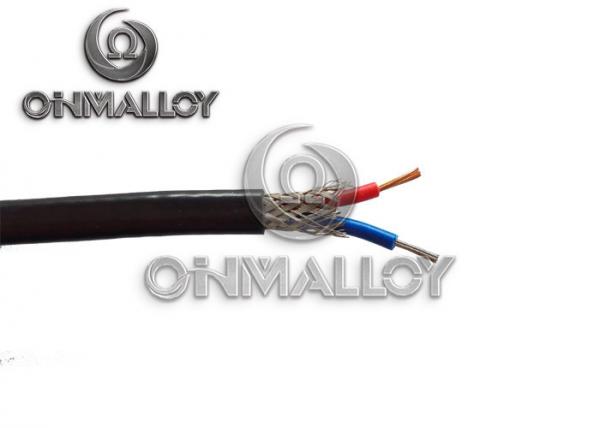 Quality 0.51mm Type K High Temperature Thermocouple Wire Fiberglass / Stainless Steel Braid wholesale