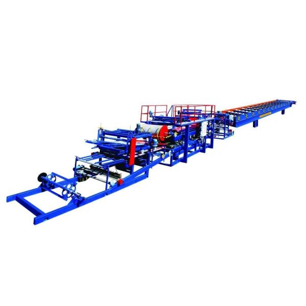 Ppgi Continuous Sandwich Panel Line Eps Sandwich Panel Making Machine