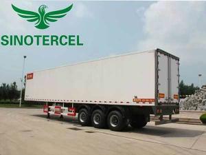 Cheap Frozen Food Refrigerated Semi Trailer 39000kg Semi Freezer Trailer For Vegetables for sale
