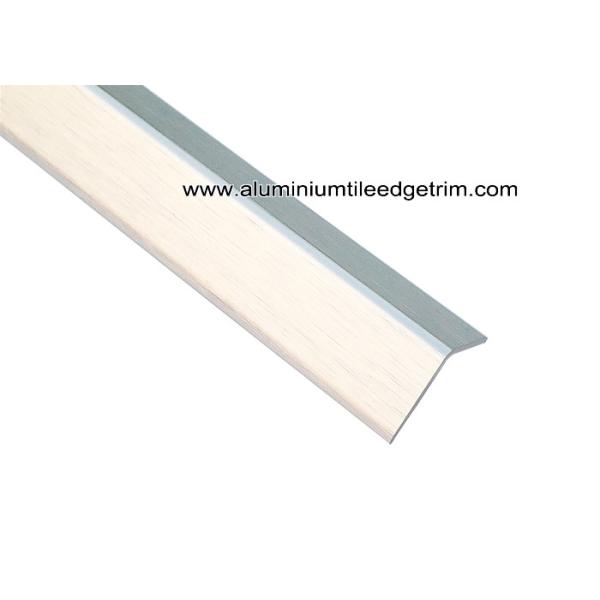 Brushed Silver Aluminum Metal Wall Edge Protector For Outside Corner