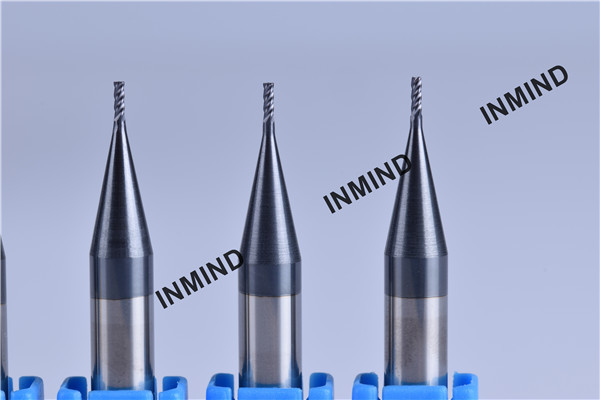 Upto HRC50 AlTiN Coating , 1mm to 4mm Square End Mill , 4 Flute , Carbide end mill , Grain Size 0.8UM ,