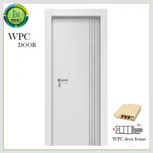 Cheap Sound Insulation Interior Painting WPC Door 2050mm Length Bedroom Use for sale