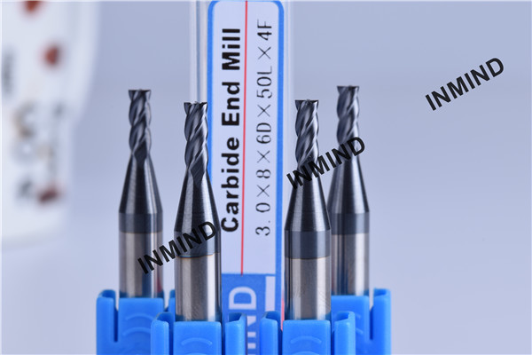 3*8*6D*50L*4F , 6mm shank , AlTiN Coating Square End Mill , 4 Flute , carbide tools , Strong Shank