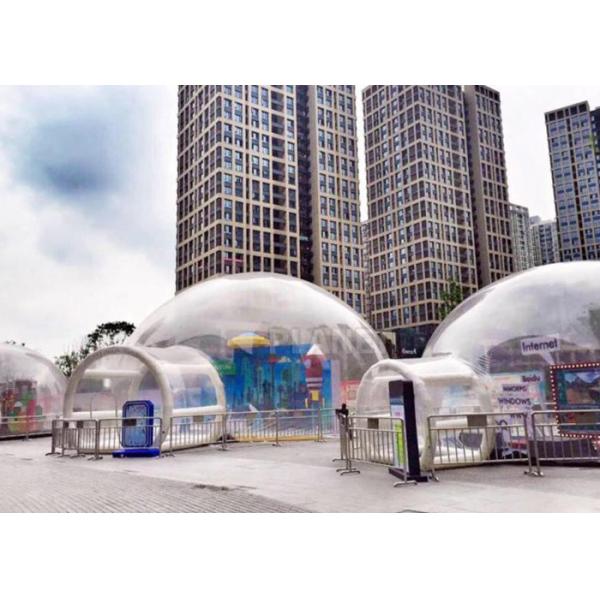 Outdoor Single Tunnel Inflatable Bubble Tent Double And Quadruple Sewing