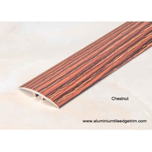 Wood Effect Laminate Floor Metal Edging , Carpet To Wooden Floor Trim