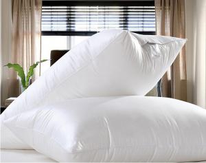 Cheap 90% Duck Goose Feather Pillows Cotton Percale Pillow Insert Customized for sale