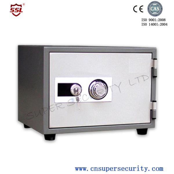 Triple-folded door Fireproof Safe box with Scratch-resist Powder Coating on EGI Steel Plate / Plastic tray
