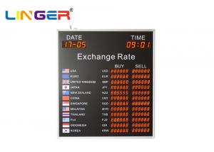 China Africa 1 Inch Currency Money Exchange Display Board Indoor Brightness on sale