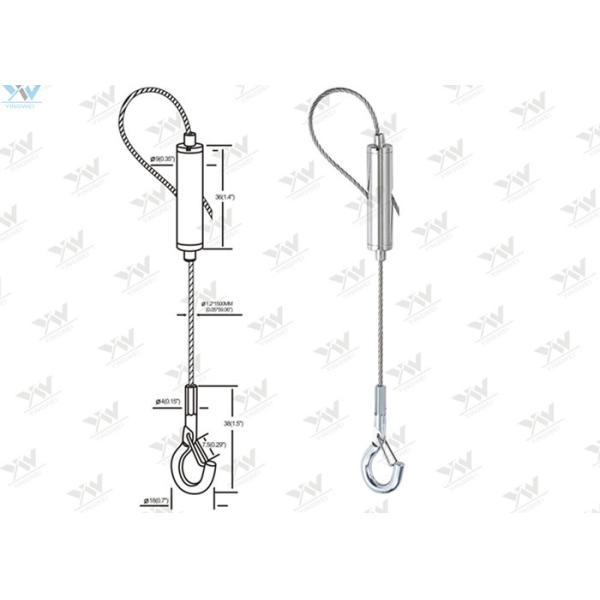 Wire Cable Art Hanging Systems Customize Color Applied Picture Suspending