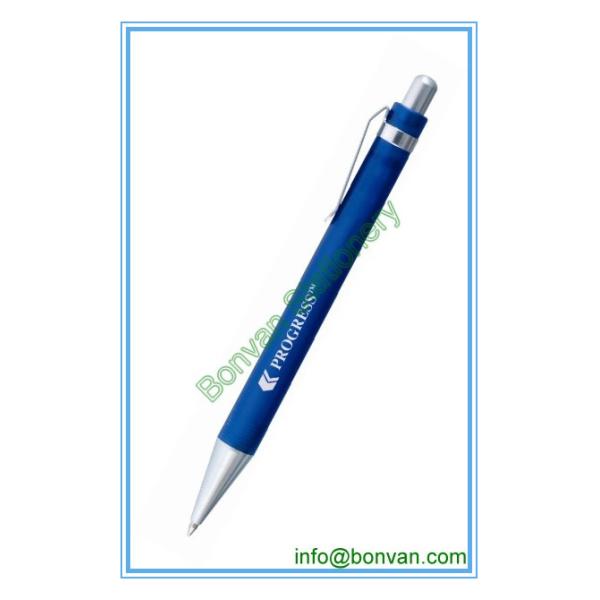 metal clip plastic ball pen,printed pen with metal clip