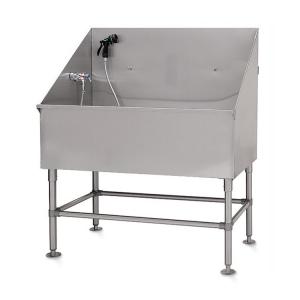 China Indoor / Outdoor Stainless Steel Dog Wash Tub , Professional Dog Grooming Tubs on sale