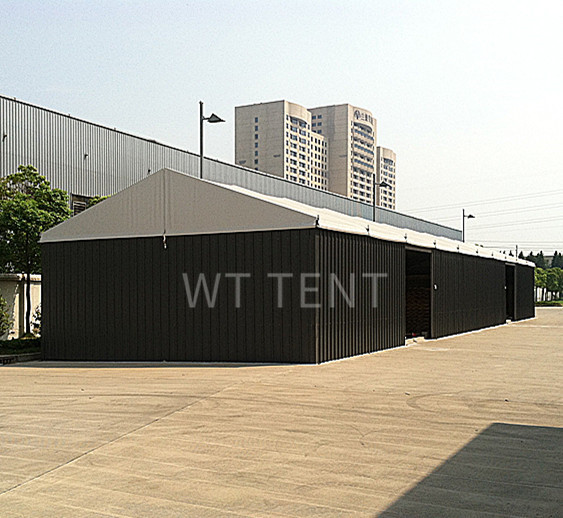 Heavy Duty Temporary Warehouse Marquee Metal Steel Black Plates Walls