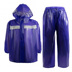 China Custom Reflective Rain Jacket Women'S Solid Color Fluorescent Hi Vis Rain Gear on sale