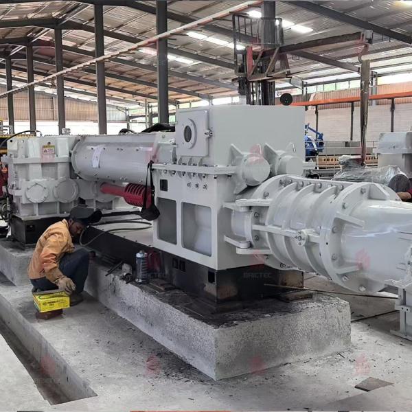 Electric Clay Brick Extruder Machine for Bricking Process Line Hollow or Solid Brick Type