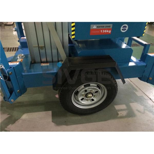 10m Hydraulic Truck Mounted Aerial Lift Dual Mast For Outdoor Maintenance Work