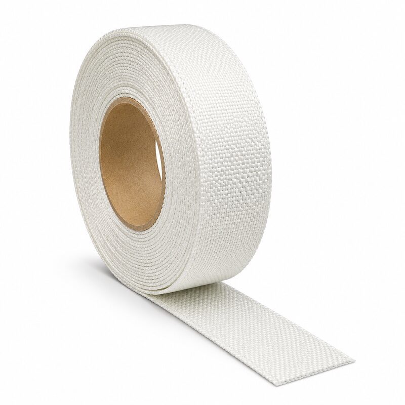 Plain Weave Fiberglass Tape (Woven Glass Fiber Tape / Non-Adhesive Fiberglass Cloth Tape / High-Temperature Insulation Tape) – For Pipe Wrap, Cable Protection & Reinforcement