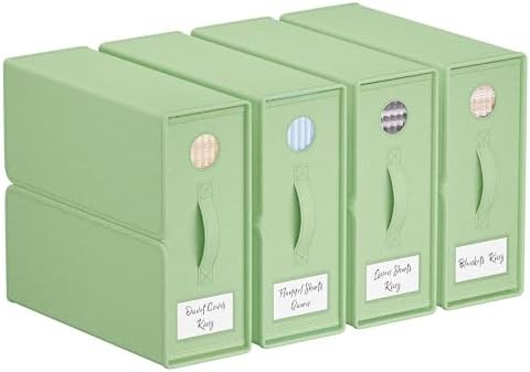 Sheet Organizers And Storage, 4-Pack, Queen/King Size (Grey), Bed Sheet Organizer, Fabric Storage Bins For Bed Sheets,