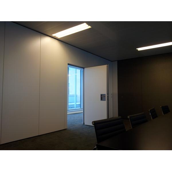 Operable Acoustic Wall Systems 89mm Soundproof Movable Partition