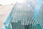 External Balustrade Glass Handrails For Stairs , Flat / Curved Glass 15mm