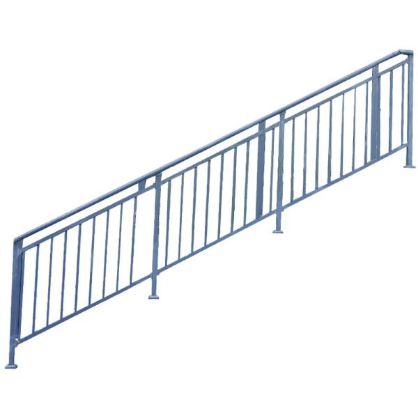 Modern Safety Glass Metal Stair Handrail Interior Railing Powder Coating ODM