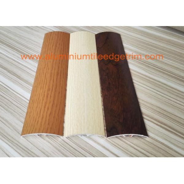 40mm Width Aluminium Floor Trims Transition Door Bar Threshold Strips Wood Grain
