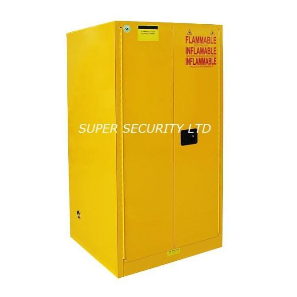 Vertical Drum Hazardous Flammable Storage Cabinet Fully Welded , 60 Gallon