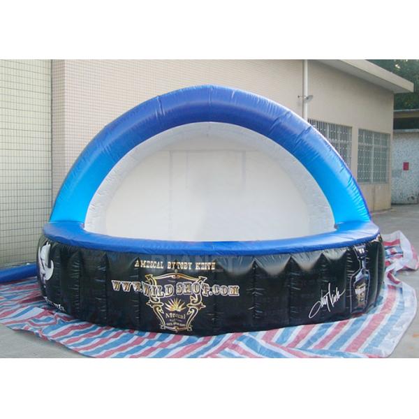Customized Inflatable Bar Tent 0.4 Mm PVC Tarpaulin Two Door For Display