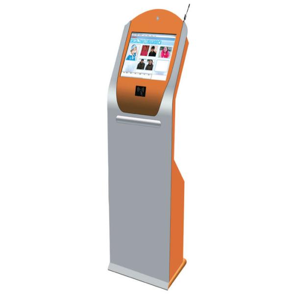 Windows XP / 7 OS LCD Digital Signage Display Self Service Kiosk With Cash Acceptor