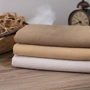 China Bulk Factory Price Natural Washed Pure Linen Fabric For Shirts on sale