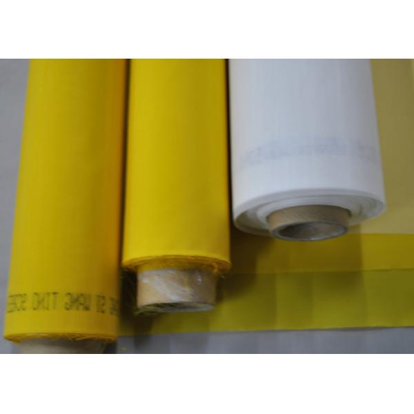 White Screen Printing Mesh , 54 Count Monofilament Polyester Mesh Width Custom