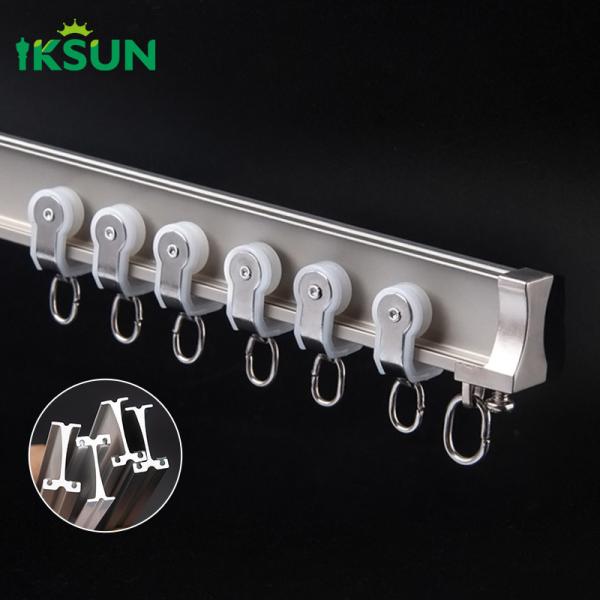 670cm Curved Metal Curtain Track Rail Flexible Bendable Curtain Rail Track For L U Shape Window
